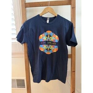 Coldplay Concert Shirt A HEAD FULL OF DREAMS World Tour 2017 SIZE M Next Level